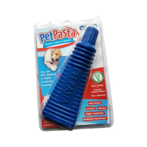 Brinquedo Pet Games Mordedor Pet Pasta - Azul