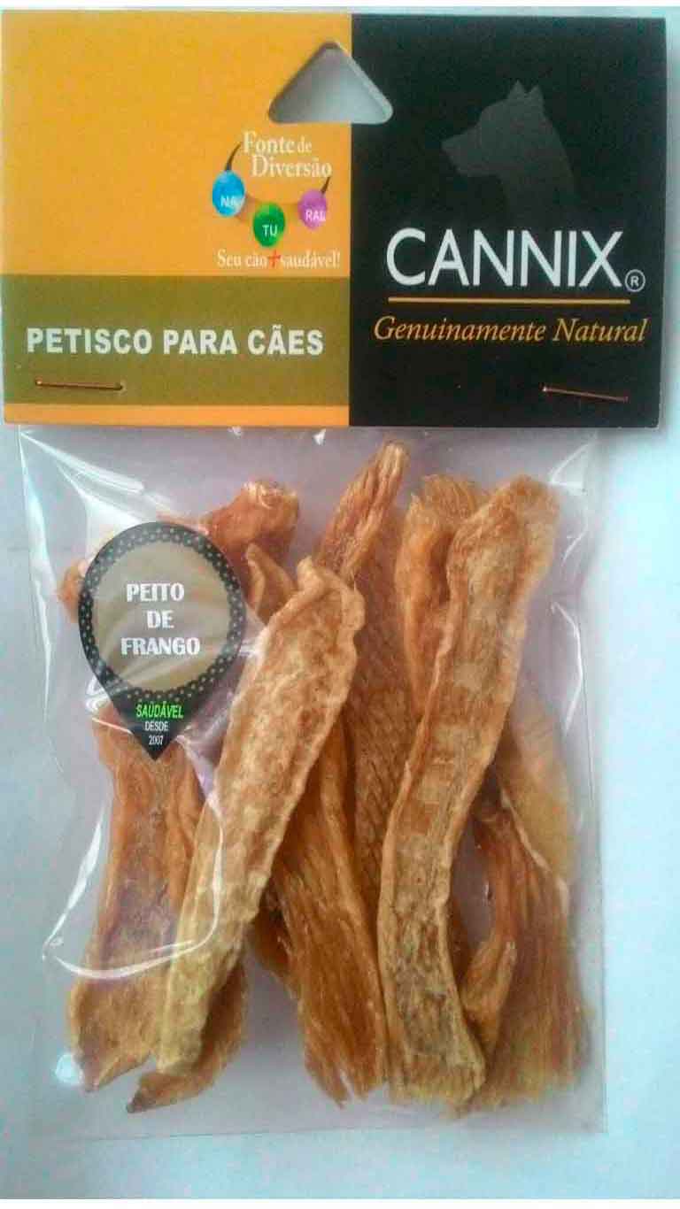 Petisco natural Cannix Tirinhas de Frango 30g - Pets Du Monde 1