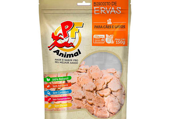 Petisco natural PF Animal Biscoito de Ervas - 150 g 2