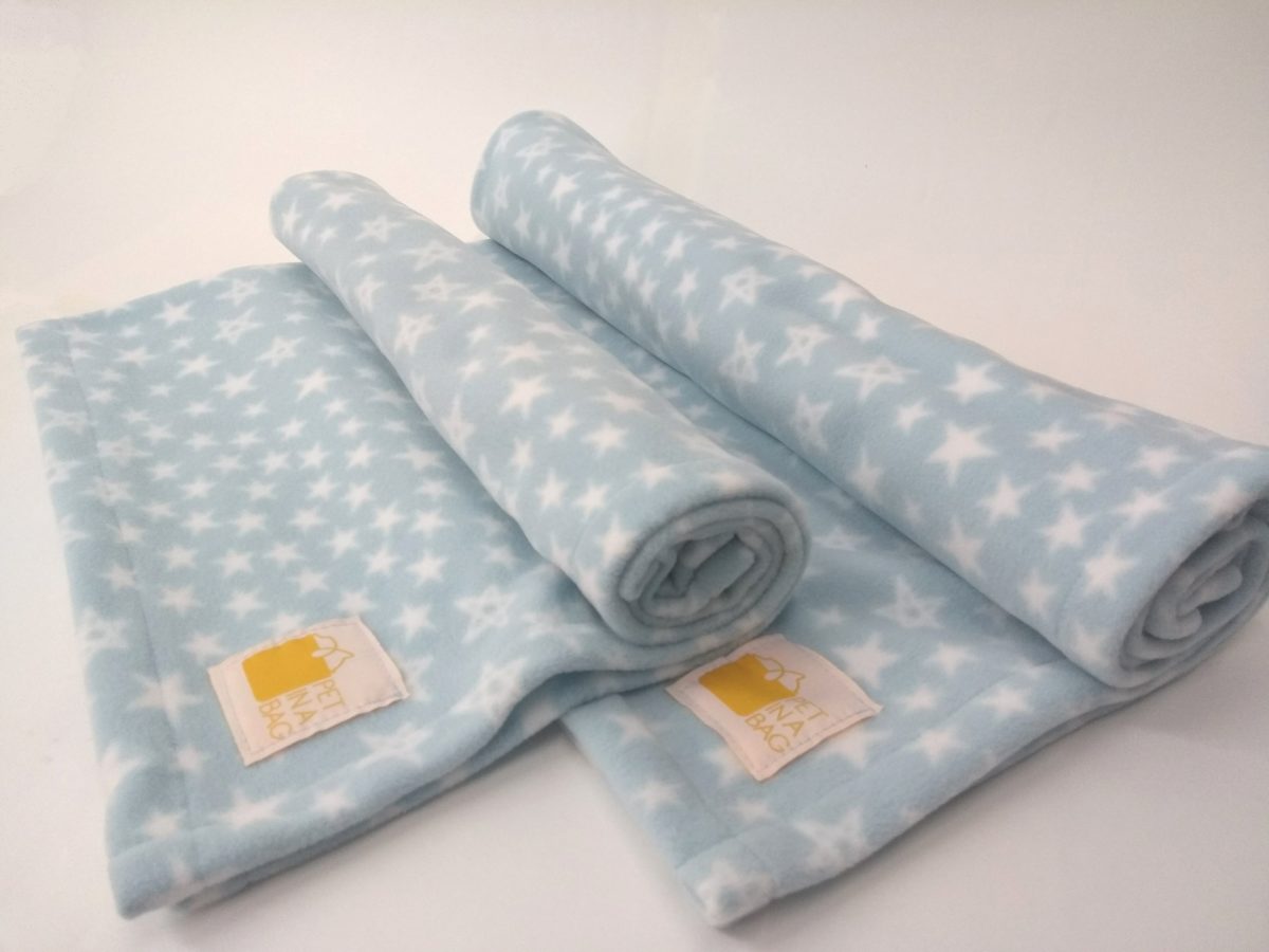 Cobertor Pet Micro Soft Antialérgico - Azul estrela 1