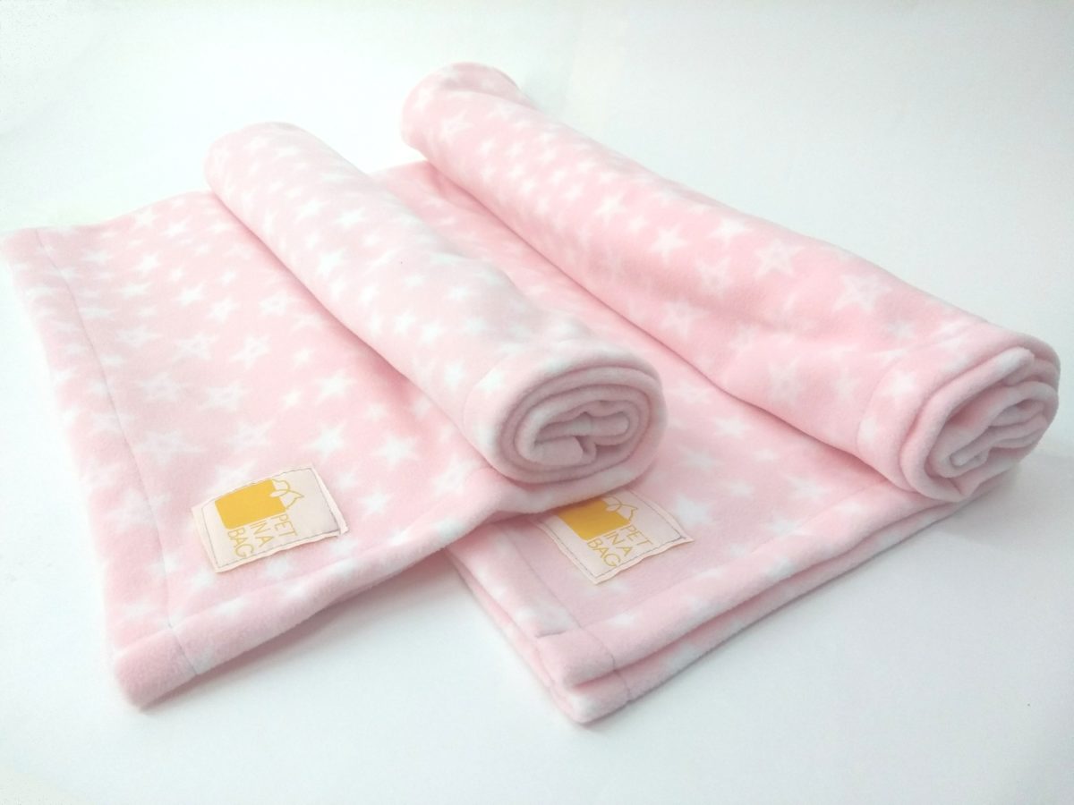 Cobertor Pet Micro Soft Antialérgico - Rosa estrela 1