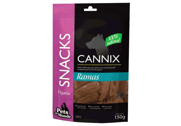 Petisco Natural Cannix Ramas Fígado 150g - Pets du Monde 2