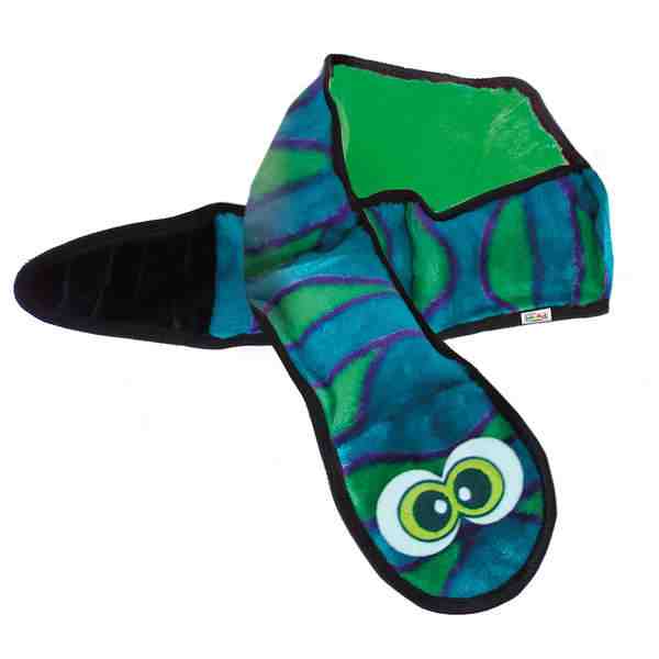 Brinquedo Outward Hound Invincibles Cobra Azul e Verde 1