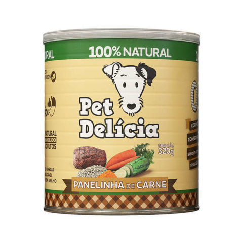 alimentação natural para cães Pet Delícia Panelinha de Carne