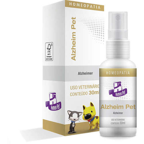 Homeopatia para Cães e Gatos HomeoPet Alzheimer