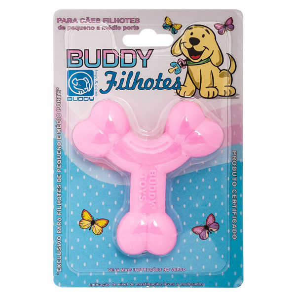 Filhote Buddy Toys Ossinho rosa