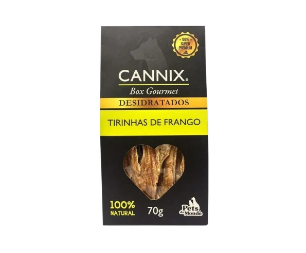 Petisco Cannix Box Gourmet Tirinhas de Frango Desidratadas 70g – Pets du Monde