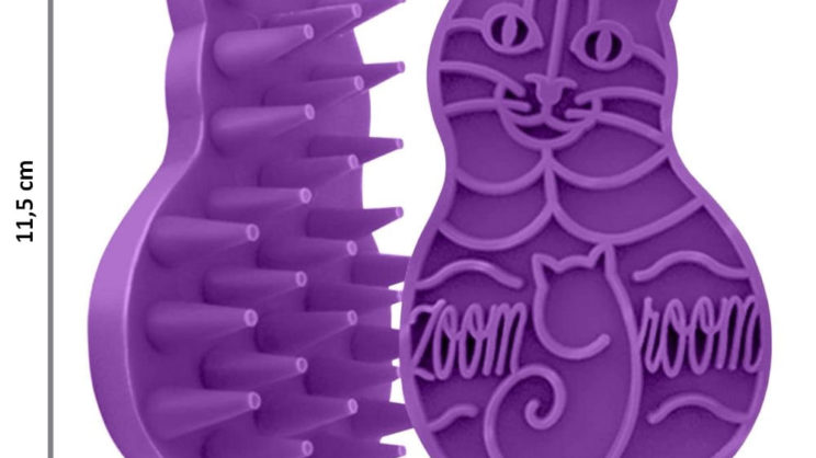 Escova de Borracha para Gato Kong Zoomgroom 3